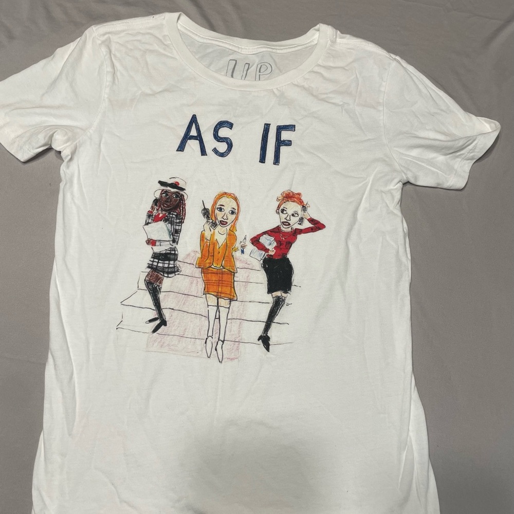 UP  Unfortunate Portrait Women’s Medium clueless as if T-shirt